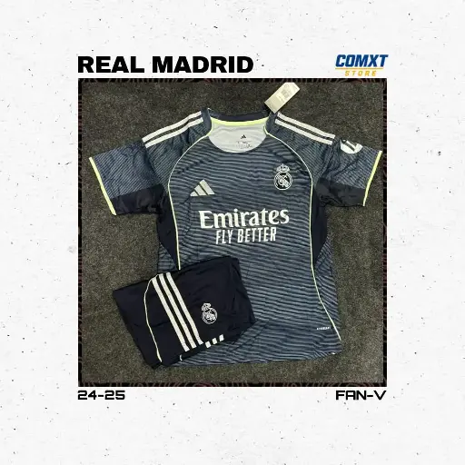 Real Madrid Season 25/26 Away Jersey Kit Fan-V