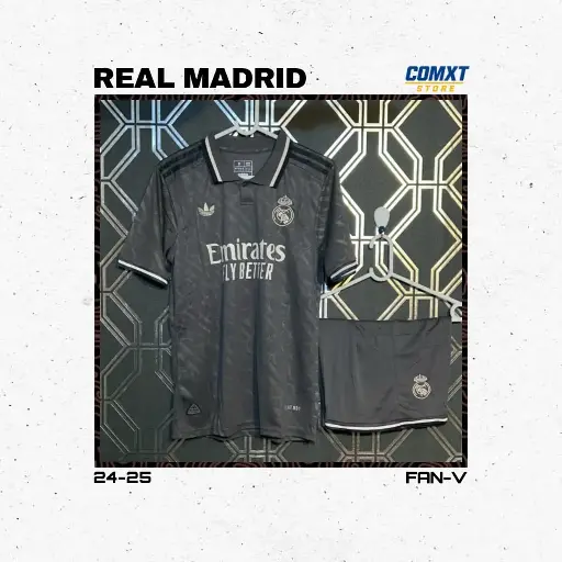 Real Madrid Season 24/25 3rd Jersey Kit Fan-V